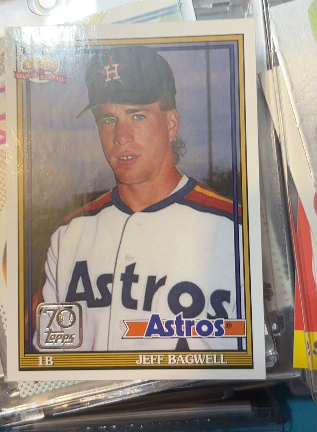 2021 Topps Series 1 70th Anniversary #TDH-6 Jeff Bagwell — front
