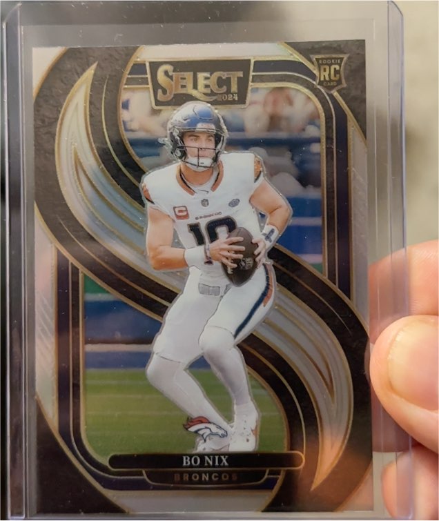 2024 Panini Select Premier Level Bo Nix — front