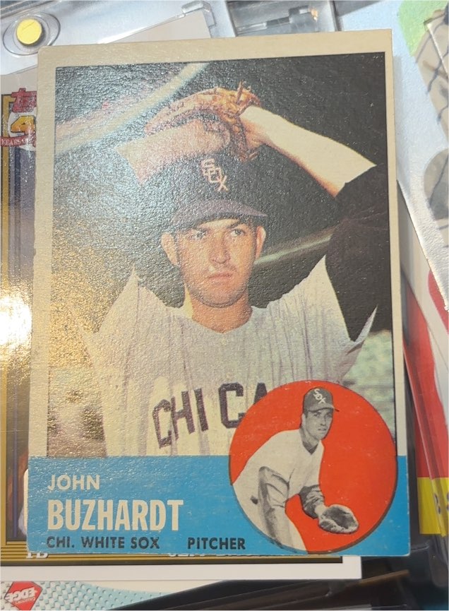 1963 Topps #35 John Buzhardt — front