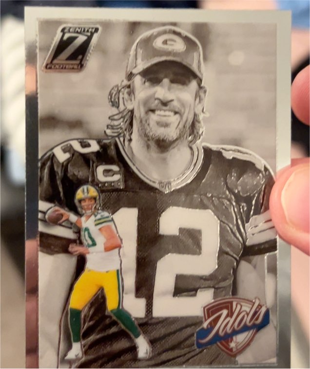 2024 Panini Zenith #13 Aaron Rodgers / Jordan Love Idols — front