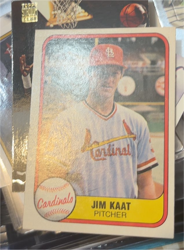 1981 Fleer #536 Jim Kaat — front
