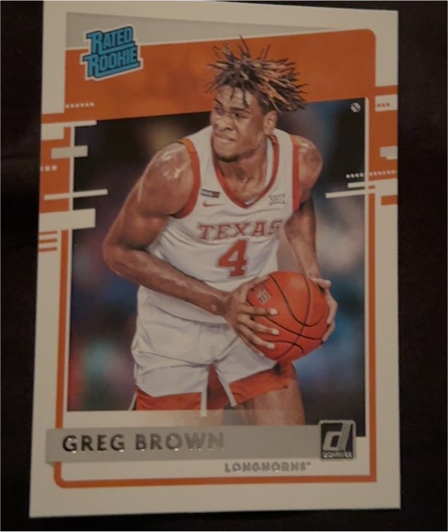 2021 Donruss Rated Rookie #39 Greg Brown — front