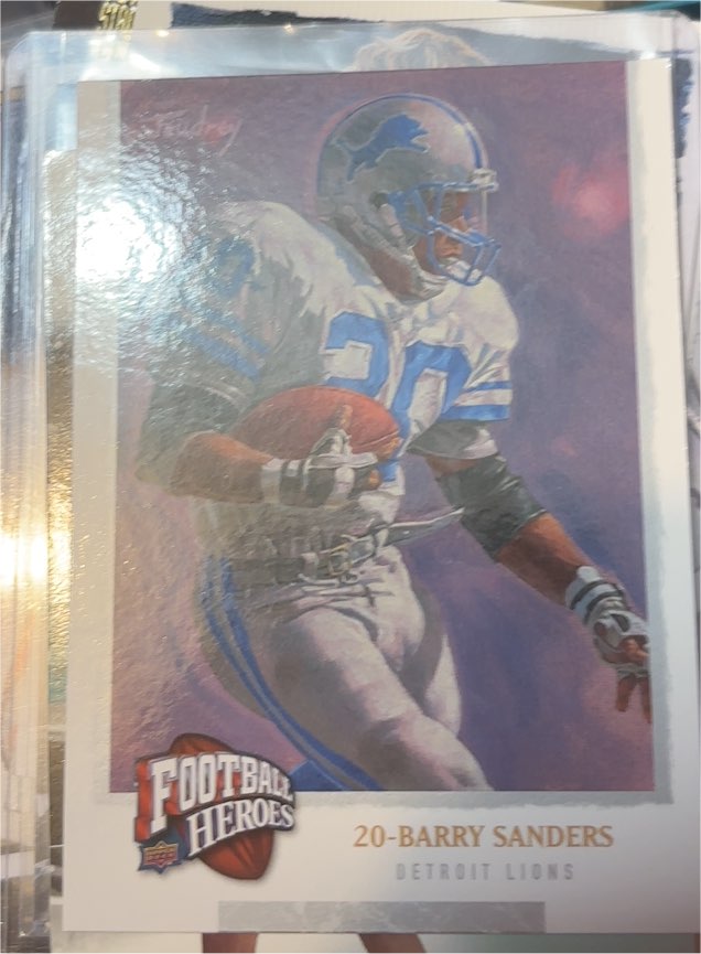 2008 Upper Deck Football Heroes #201 Barry Sanders — front