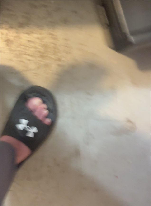 Under Armour Ignite IX slides flip flop sandals black — front