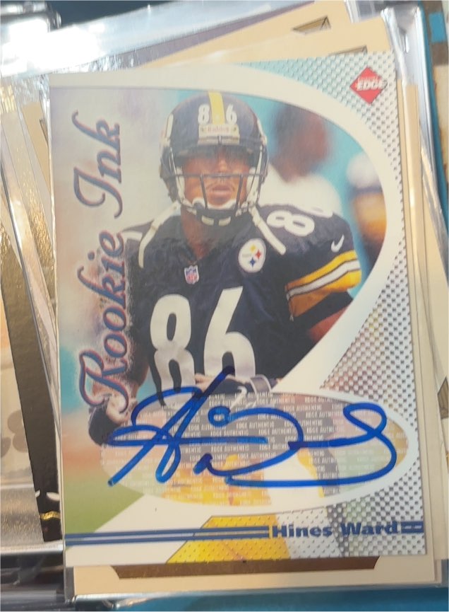 1998 Collector's Edge Rookie Ink Hines Ward — front