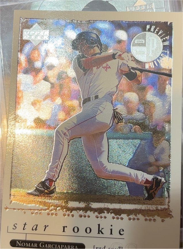 1998 Upper Deck #1 Nomar Garciaparra Rookie Edition Preview — front