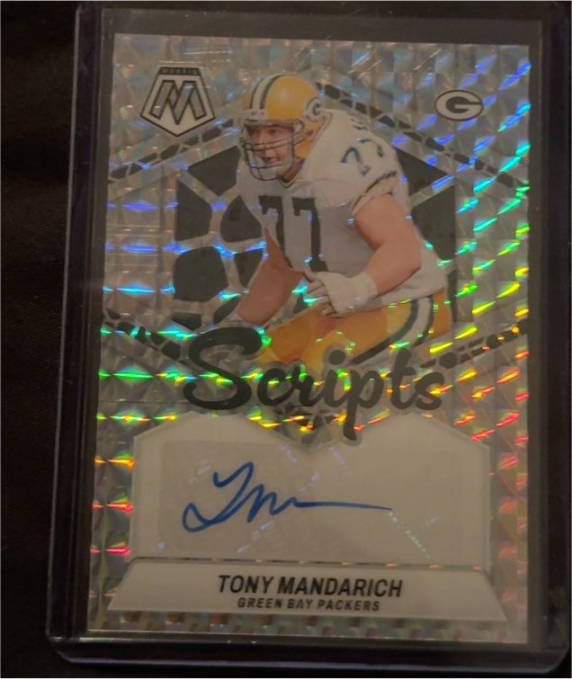 2024 Panini Mosaic Scripts Tony Mandarich — front