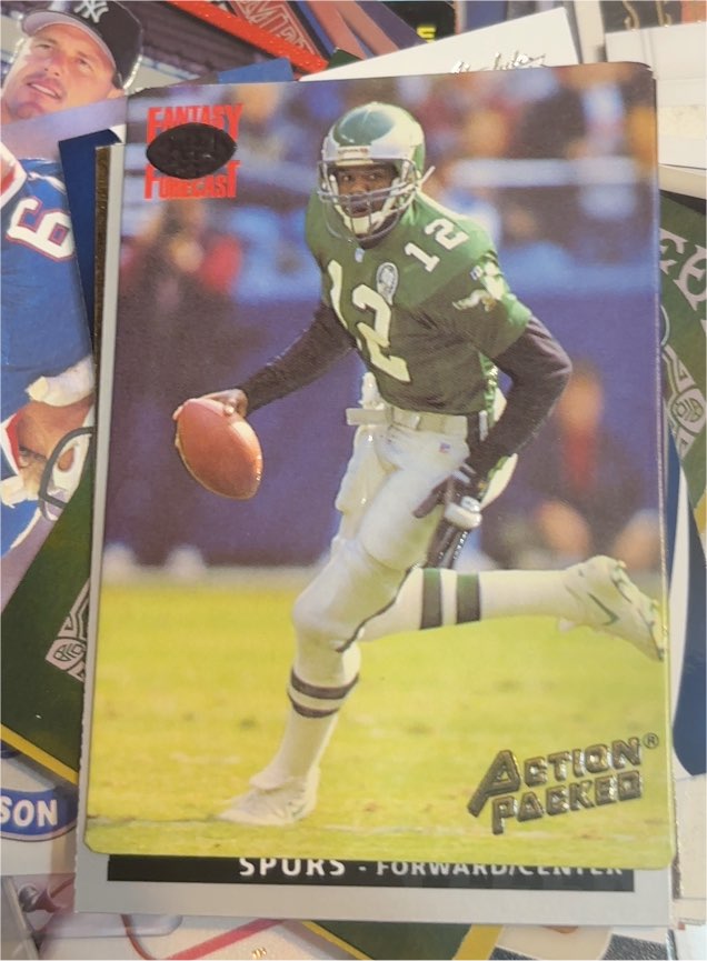 1994 Action Packed Fantasy Forecast #FF13 Randall Cunningham — front