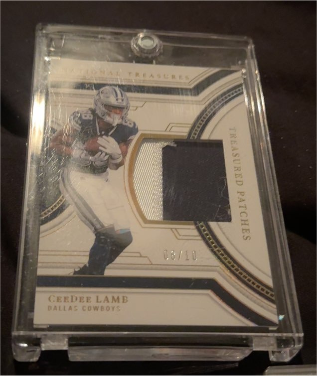 2023 Panini National Treasures Treasured Patches #TP-CL CeeDee Lamb — front