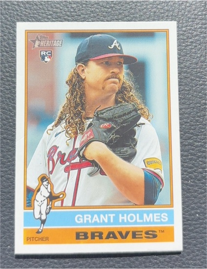 2025 Topps Heritage #22 Grant Holmes — front