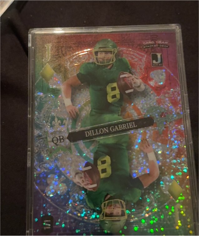 2023 Wild Card 5 Card Draw Stacked Deck Dillon Gabriel Jack of Diamonds — front