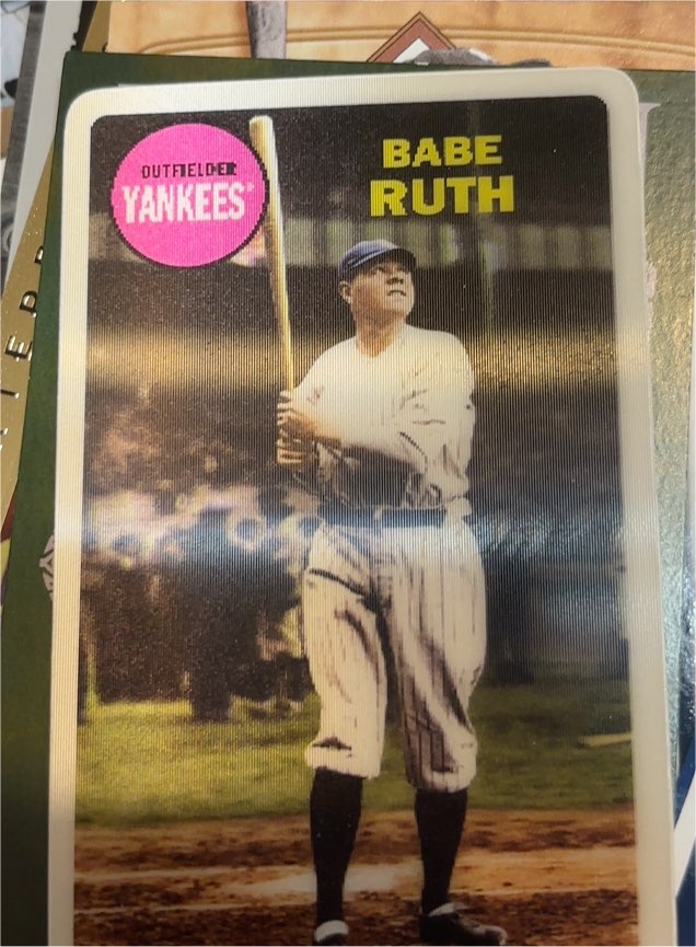 2012 Topps Archives 3-D Babe Ruth — front