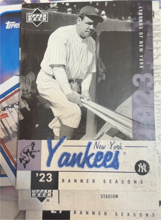 2001 Upper Deck Legends of New York #135 Babe Ruth — front
