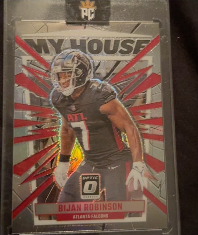 2023 Panini Donruss Optic My House Silver Prizm #4 Bijan Robinson — front