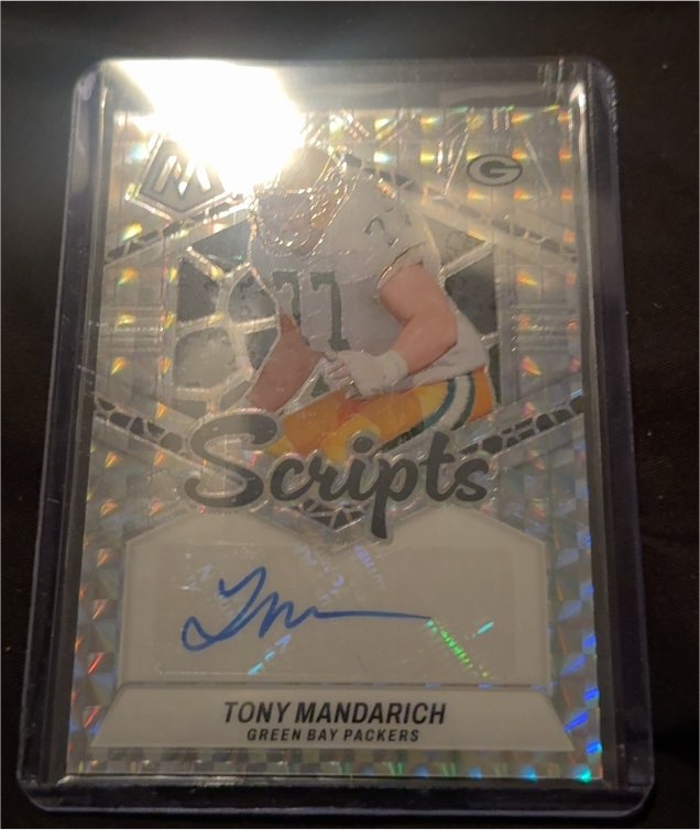 2024 Panini Mosaic Scripts Tony Mandarich — front