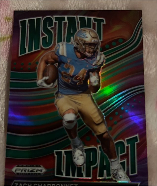 2023 Panini Prizm Draft Picks Instant Impact #II-8 Zach Charbonnet — front