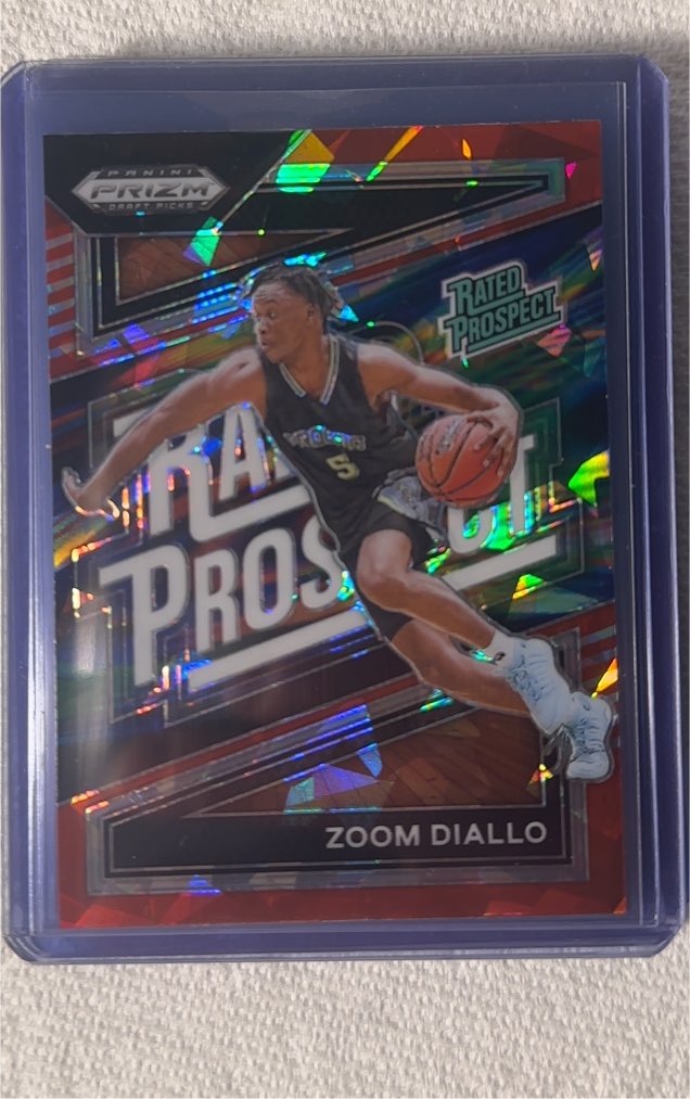 2024 Panini Prizm Draft Picks #1 Zoom Diallo Rated Prospect — front