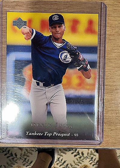 1995 Upper Deck Minor League #1 Derek Jeter — front