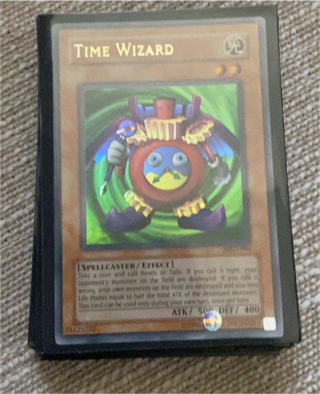 Yu-Gi-Oh! Metal Raiders MRD-065 Time Wizard — front