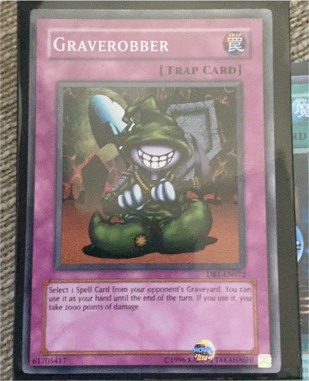 2002 Yu-Gi-Oh! Dark Beginning 1 #PSV-008 Graverobber — front
