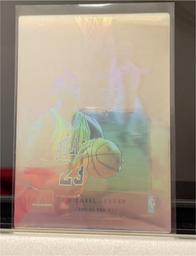 1992-93 Upper Deck McDonald's #NNO Michael Jordan Hologram — front