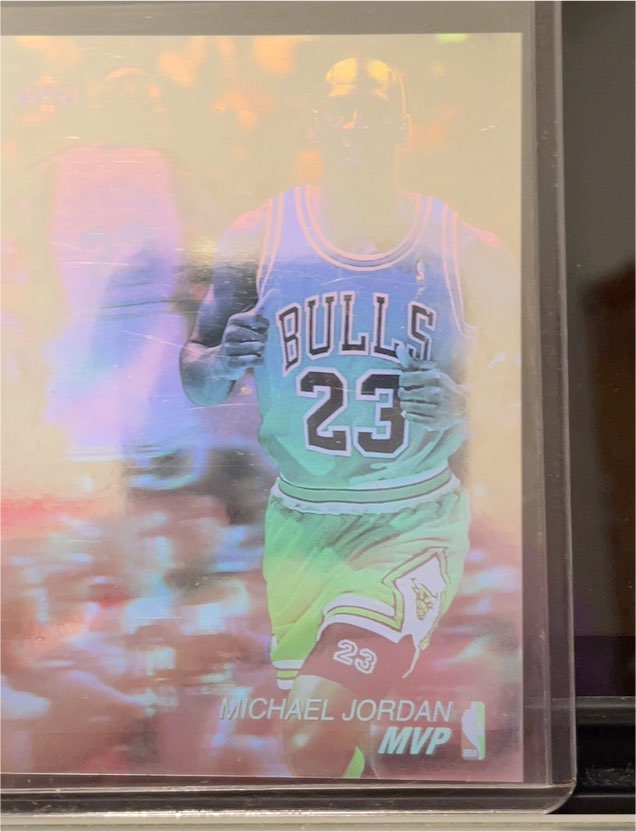 1991-92 Upper Deck #AW4 Michael Jordan Award Winner Hologram — front