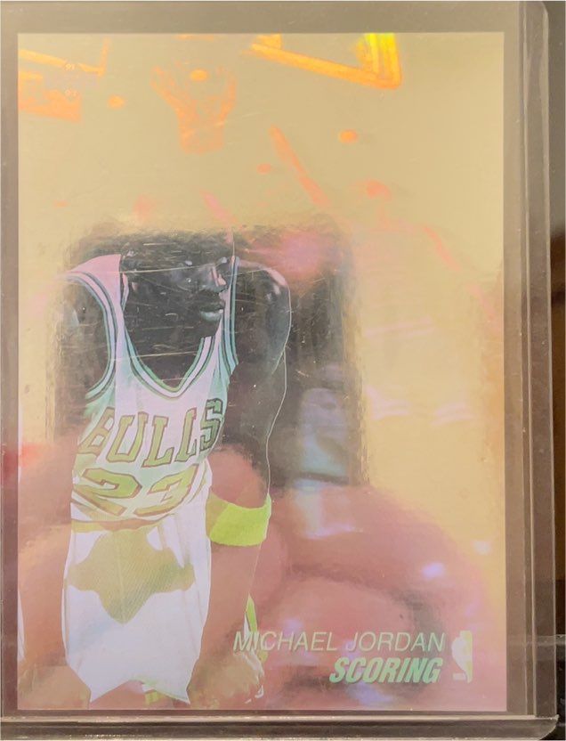 1991-92 Upper Deck Award Winner Holograms #AW1 Michael Jordan Scoring — front