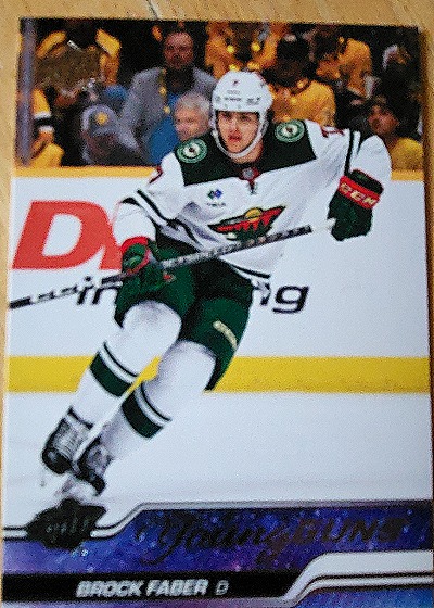 2023-24 Upper Deck #215 Brock Faber Young Guns — front
