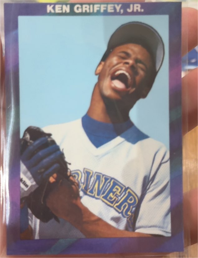1990 Broder Purple Border #NNO Ken Griffey Jr. — front