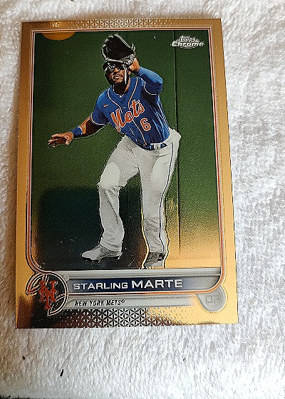 2022 Topps Chrome #132 Starling Marte — front