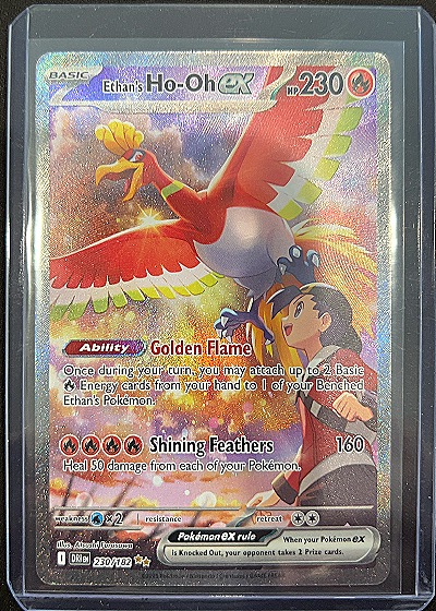 2023 Pokémon S&V Destined Rivals #230 Ethan's Ho-Oh ex — front