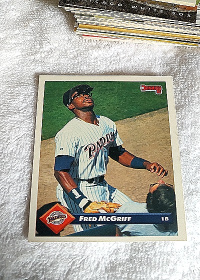 1993 Donruss #390 Fred McGriff — front
