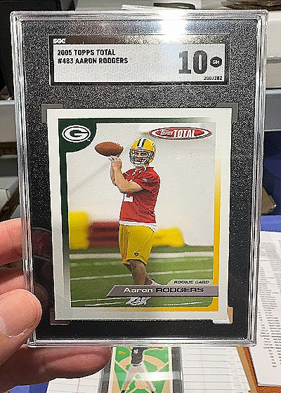 2005 Topps Total #483 Aaron Rodgers — front