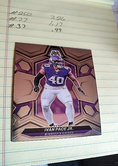 2024 Panini Mosaic Football #146 Ivan Pace Jr. — front