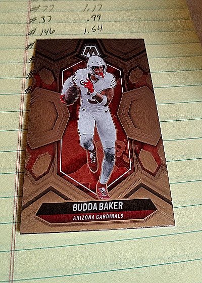 2024 Panini Mosaic #7 Budda Baker — front