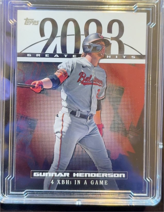 2024 Topps Series 1 2023 Greatest Hits #23GH-18 Gunnar Henderson — front