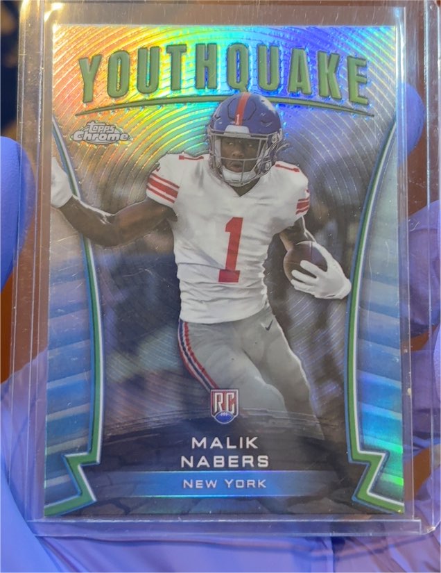 2024 Topps Chrome #Y-5 Malik Nabers Youthquake — front