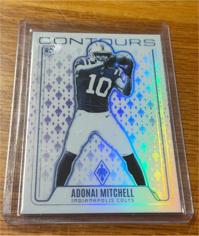 2024 Panini Phoenix Contours #CON-AML Adonai Mitchell — front