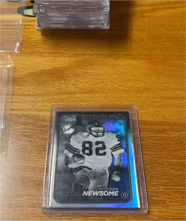 1991 Topps Chrome #82 Ozzie Newsome — front