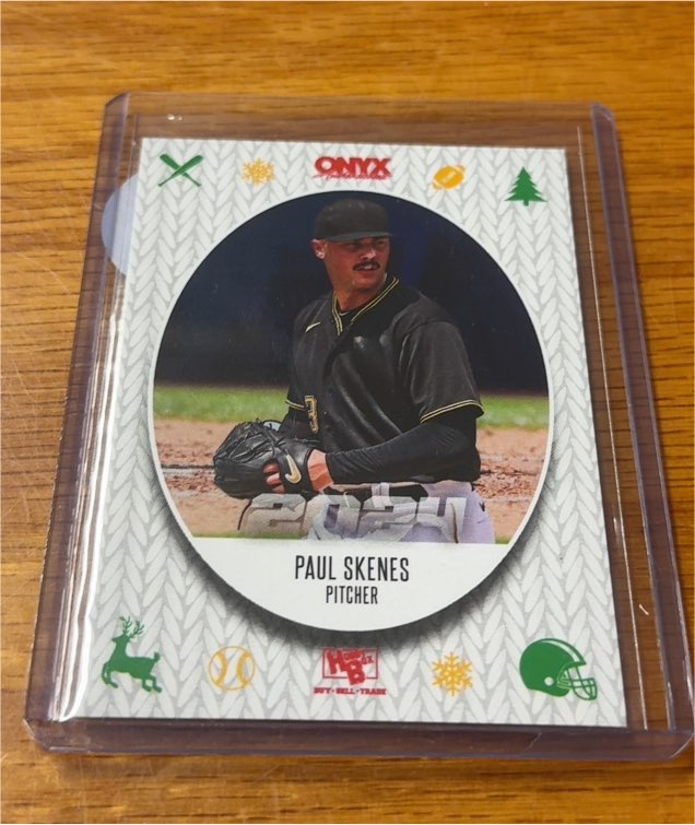 2024 Onyx Holiday Rewind Paul Skenes — front