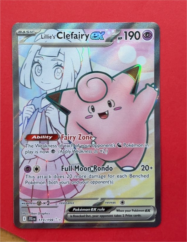 2025 Pokémon TCG Journey Together #173/159 Lillie's Clefairy ex — front