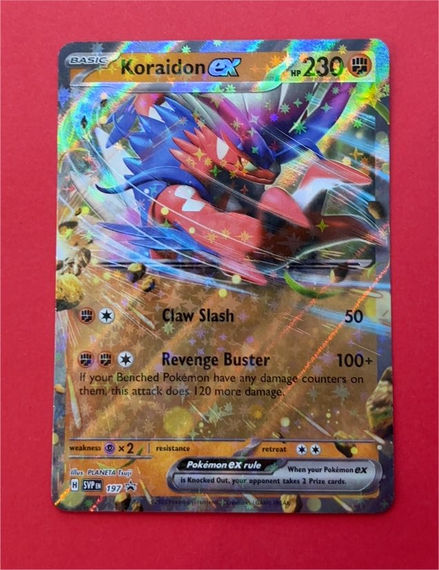2023 Pokémon TCG Scarlet & Violet #197 Koraidon EX — front