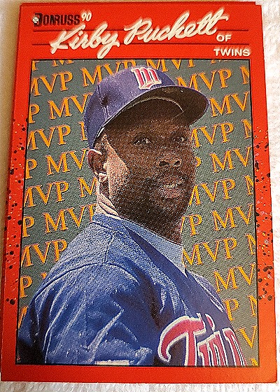 1990 Donruss #BC-8 Kirby Puckett Bonus MVP — front