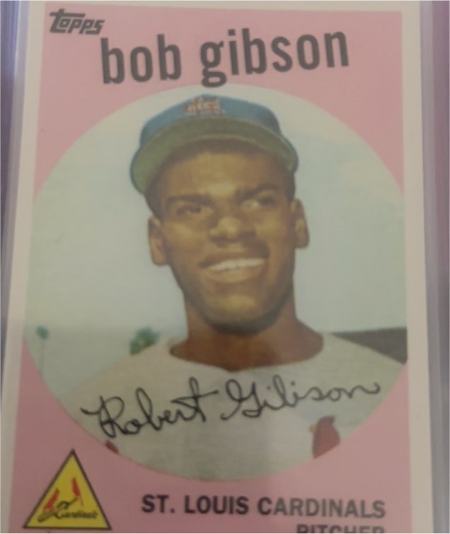 2010 Topps The Cards Your Mom Threw Out #CMT-8 Bob Gibson — front