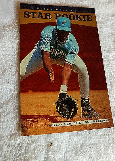 1996 Upper Deck #256 Edgar Renteria — front
