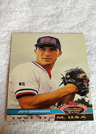 1991 Topps Stadium Club Dome #64 Jeff Granger — front