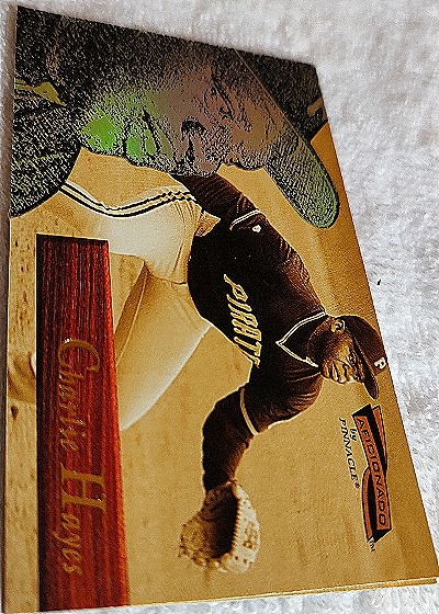 1996 Pinnacle Aficionado #44 Charlie Hayes — front