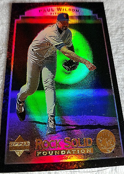 1996 Upper Deck Rock Solid Foundation #RS7 Paul Wilson — front