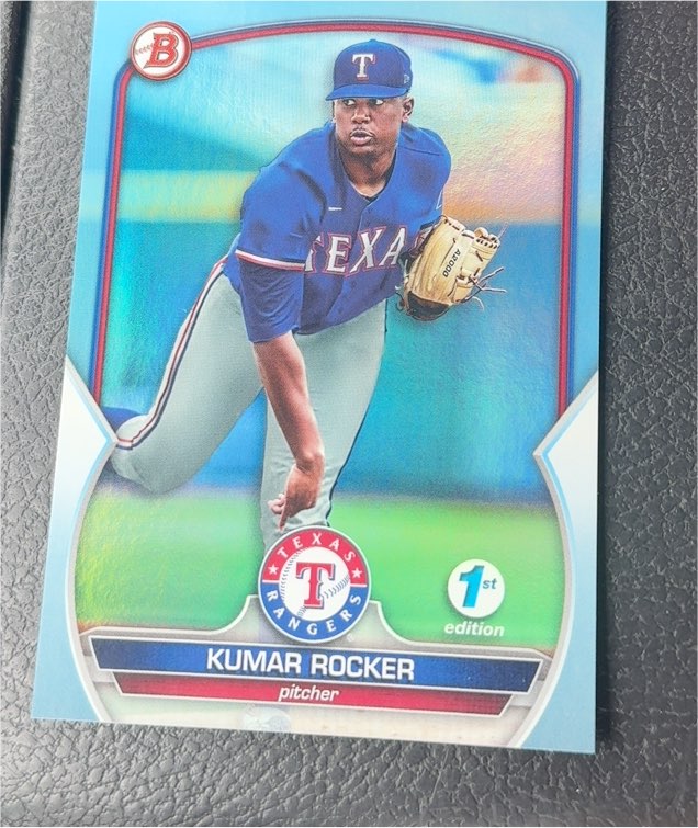 2023 Bowman 1st Edition #BPPF-39 Kumar Rocker — front