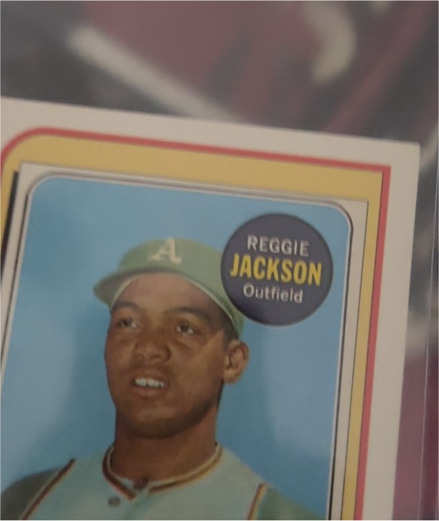 1969 Topps #24 Reggie Jackson — front